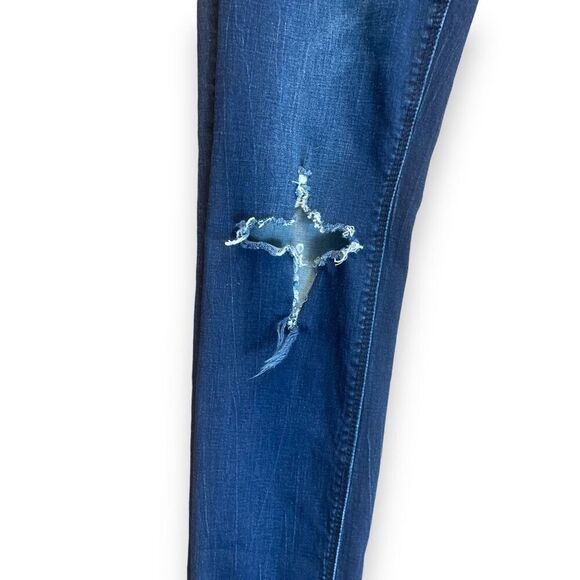 YMI Destroyed Skinny Jeans Sz 9 - Picture 5 of 12